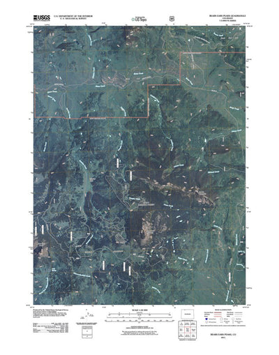 Bears Ears Peaks, CO (2011, 24000-Scale) Preview 1