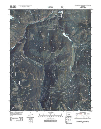 Beaver Creek Reservoir, CO (2011, 24000-Scale) Preview 1