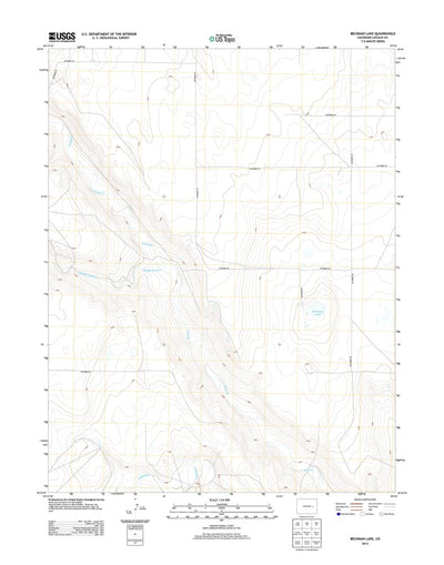 Beckman Lake, CO (2013, 24000-Scale) Preview 1