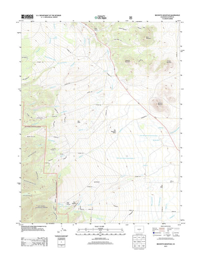 Beckwith Mountain, CO (2013, 24000-Scale) Preview 1