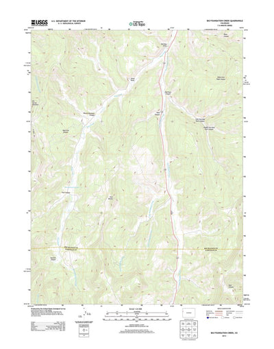 Big Foundation Creek, CO (2013, 24000-Scale) Preview 1