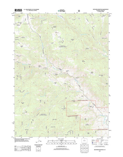 Buckhorn Mountain, CO (2013, 24000-Scale) Preview 1