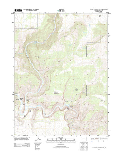 Canyon Of Lodore South, CO (2013, 24000-Scale) Preview 1
