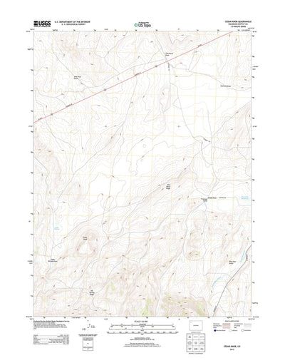 Cedar Knob, CO (2013, 24000-Scale) Preview 1