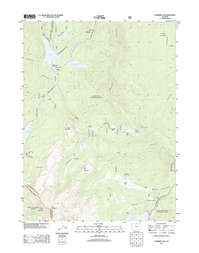 Chambers Lake, CO (2013, 24000-Scale) Preview 1