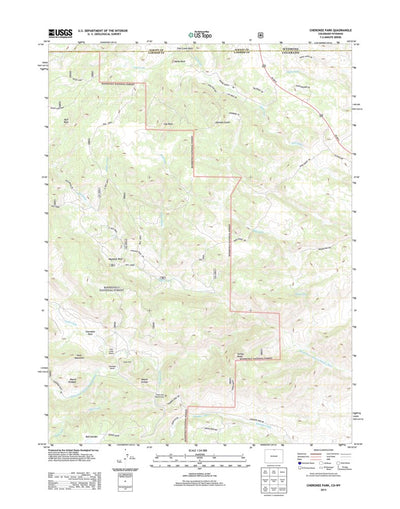 Cherokee Park, CO-WY (2013, 24000-Scale) Preview 1