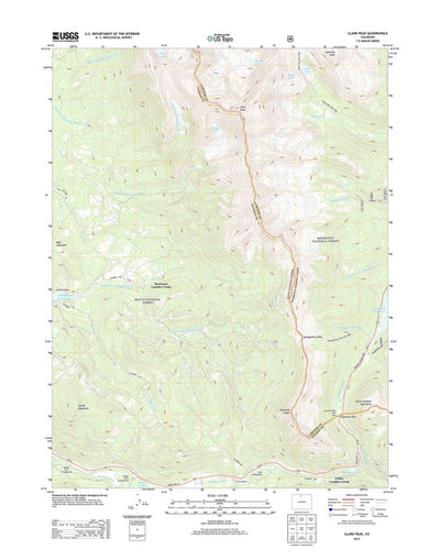 Clark Peak, CO (2013, 24000-Scale) Preview 1