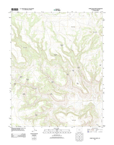 Cobert Mesa North, CO (2013, 24000-Scale) Preview 1