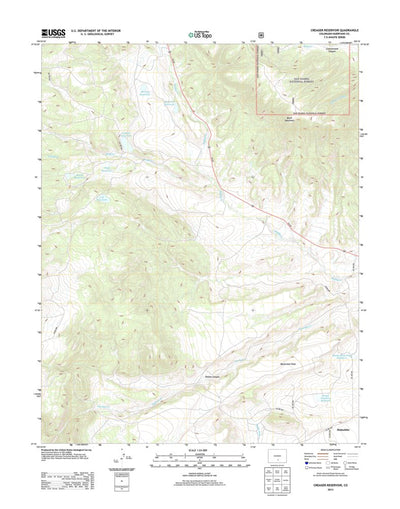 Creager Reservoir, CO (2013, 24000-Scale) Preview 1
