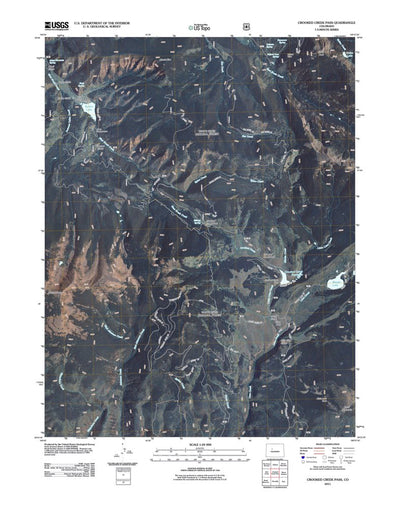 Crooked Creek Pass, CO (2011, 24000-Scale) Preview 1
