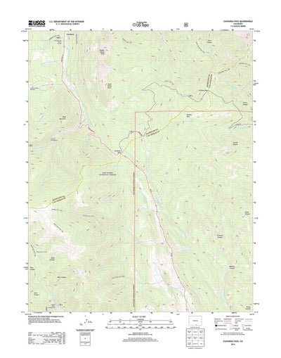 Cucharas Pass, CO (2013, 24000-Scale) Preview 1