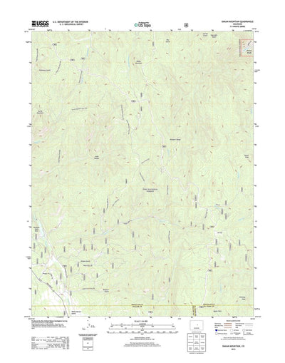 Dakan Mountain, CO (2013, 24000-Scale) Preview 1