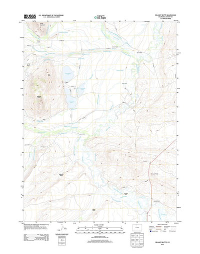 Delaney Butte, CO (2013, 24000-Scale) Preview 1