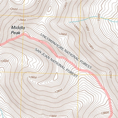 Dolores Peak, CO (2011, 24000-Scale) Preview 3