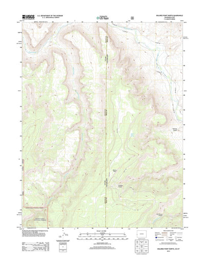 Dolores Point North, CO-UT (2013, 24000-Scale) Preview 1