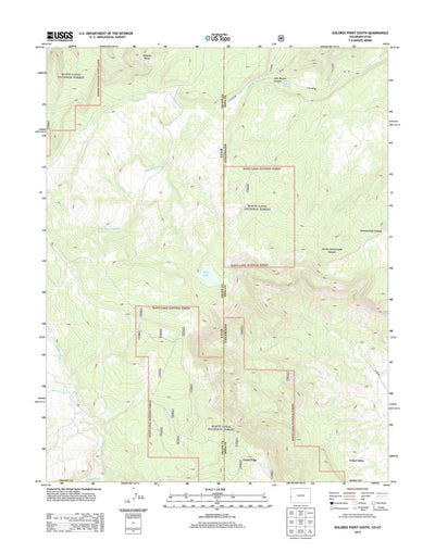 Dolores Point South, CO-UT (2013, 24000-Scale) Preview 1