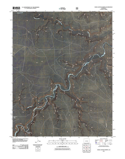 Doss Canyon North, CO (2011, 24000-Scale) Preview 1