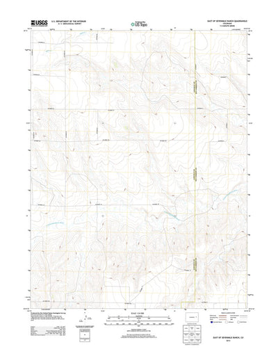 East Of Sevenmile Ranch, CO (2013, 24000-Scale) Preview 1