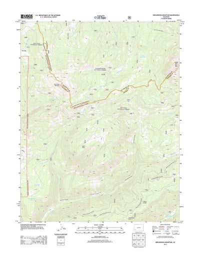 Groundhog Mountain, CO (2013, 24000-Scale) Preview 1