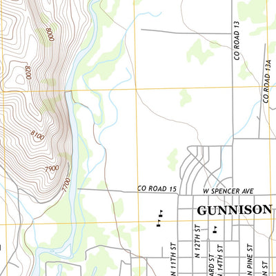 Gunnison, CO (2013, 24000-Scale) Preview 2
