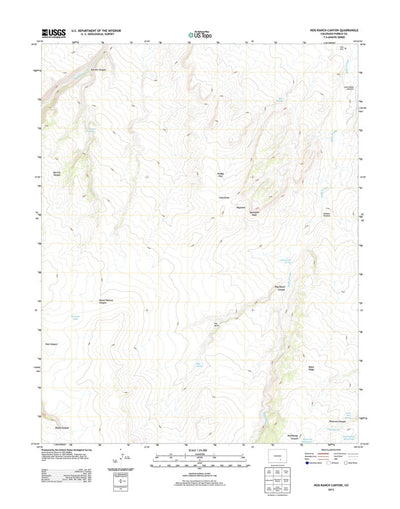 Hog Ranch Canyon, CO (2013, 24000-Scale) Preview 1