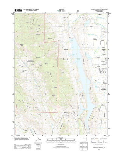 Horsetooth Reservoir, CO (2013, 24000-Scale) Preview 1