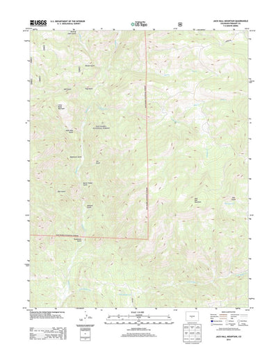 Jack Hall Mountain, CO (2013, 24000-Scale) Preview 1