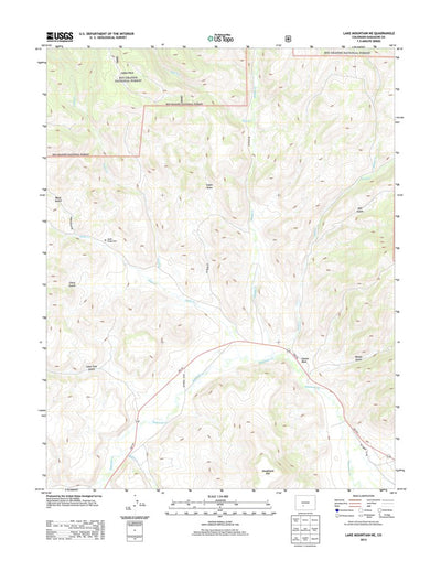 Lake Mountain NE, CO (2013, 24000-Scale) Preview 1