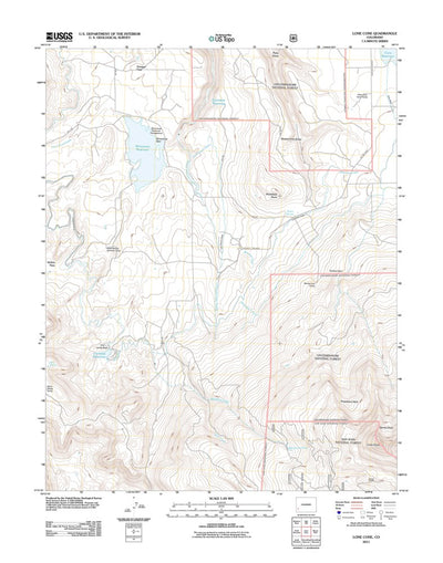 Lone Cone, CO (2011, 24000-Scale) Preview 1