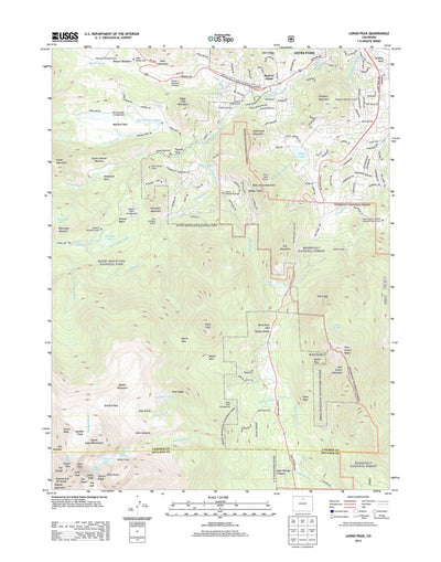 Longs Peak, CO (2013, 24000-Scale) Preview 1