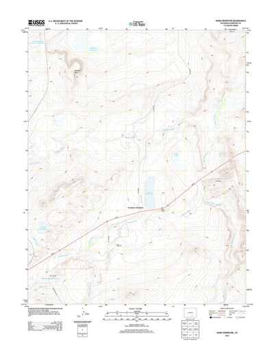 Maria Reservoir, CO (2013, 24000-Scale) Preview 1