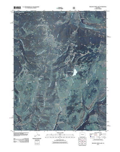 Meadow Creek Lake, CO (2011, 24000-Scale) Preview 1