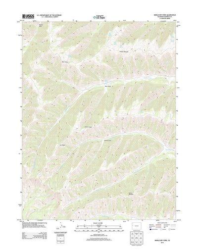 Middle Dry Fork, CO (2013, 24000-Scale) Preview 1