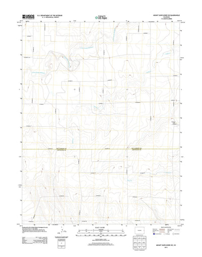 Mount Sunflower SW, CO (2013, 24000-Scale) Preview 1