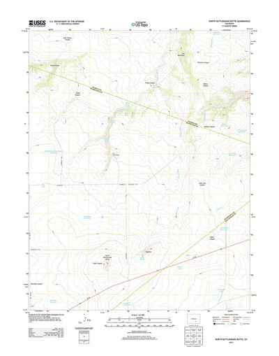 North Rattlesnake Butte, CO (2013, 24000-Scale) Preview 1