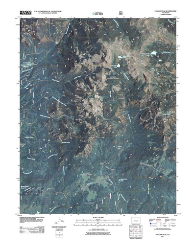 Pagosa Peak, CO (2011, 24000-Scale) Preview 1