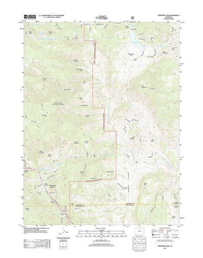 Pinewood Lake, CO (2013, 24000-Scale) Preview 1