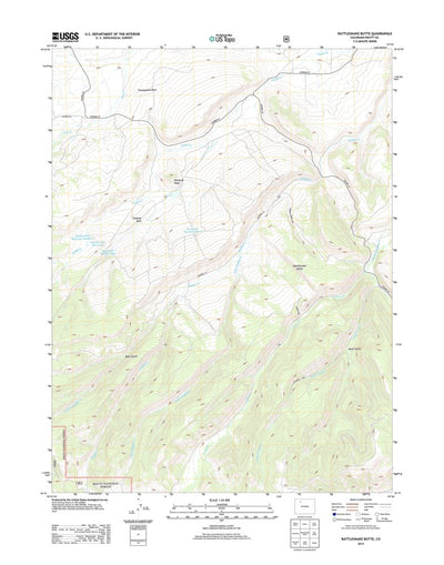 Rattlesnake Butte, CO (2013, 24000-Scale) Preview 1