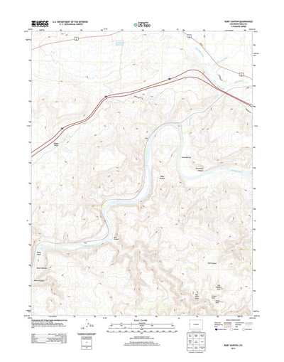 Ruby Canyon, CO (2013, 24000-Scale) Preview 1