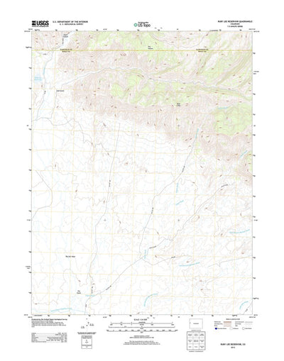 Ruby Lee Reservoir, CO (2013, 24000-Scale) Preview 1