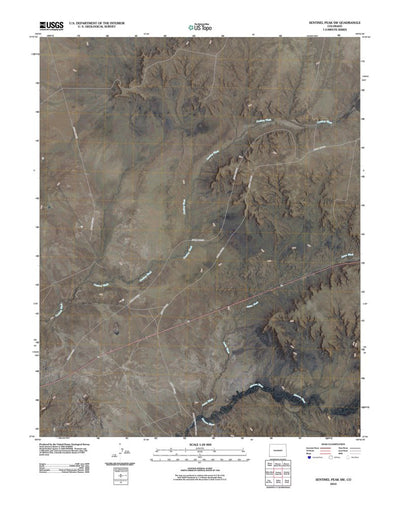 Sentinel Peak SW, CO (2010, 24000-Scale) Preview 1