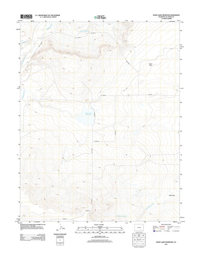 Seven Lakes Reservoir, CO (2013, 24000-Scale) Preview 1