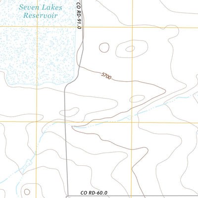 Seven Lakes Reservoir, CO (2013, 24000-Scale) Preview 2