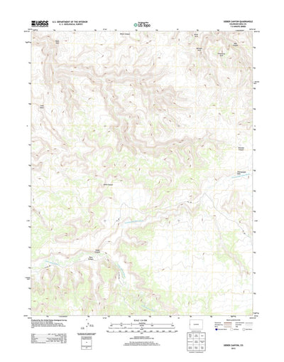 Sieber Canyon, CO (2013, 24000-Scale) Preview 1