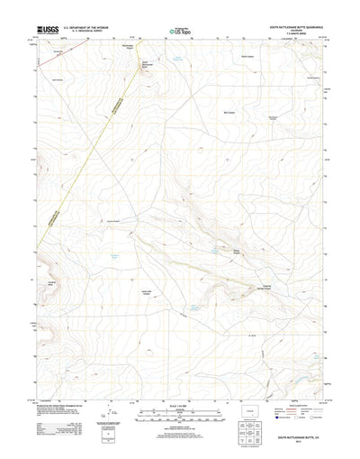 South Rattlesnake Butte, CO (2013, 24000-Scale) Preview 1