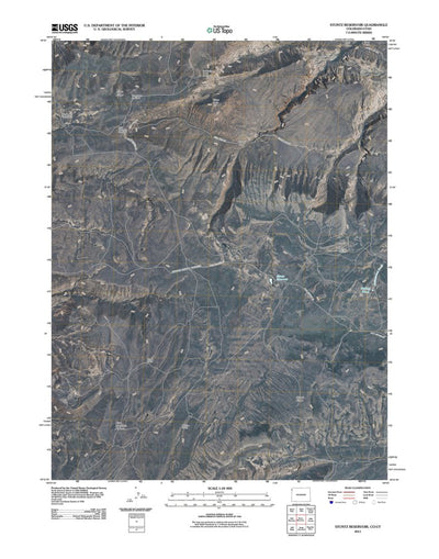 Stuntz Reservoir, CO-UT (2011, 24000-Scale) Preview 1