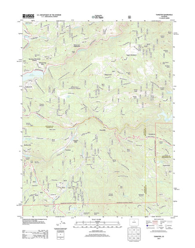 Tungsten, CO (2013, 24000-Scale) Preview 1
