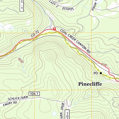 Tungsten, CO (2013, 24000-Scale) Preview 2