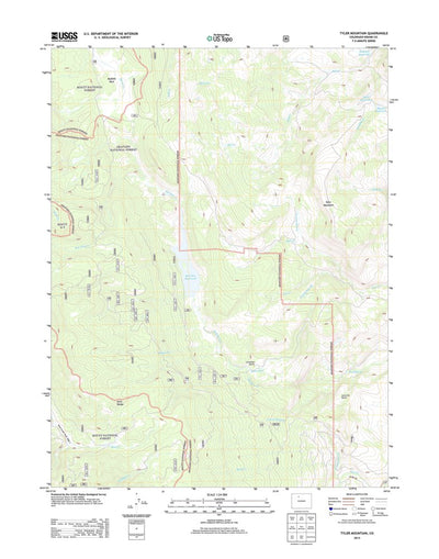 Tyler Mountain, CO (2013, 24000-Scale) Preview 1