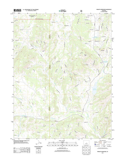 Wrights Reservoir, CO (2013, 24000-Scale) Preview 1